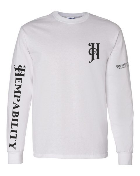 White or Black Long Sleeve Shirt