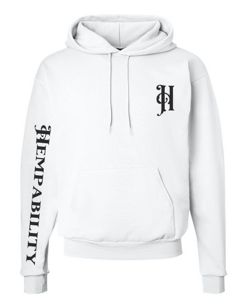 White or Black Hoodie